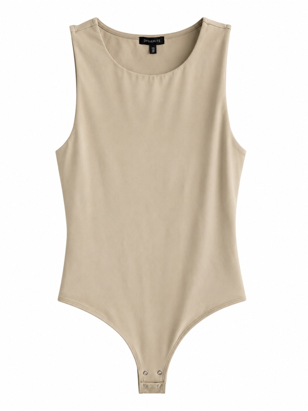 Dynamite Khaki Contour Bodysuit Size Small